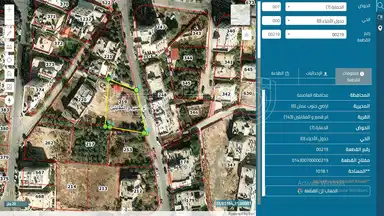 أرض - جنوب عمان - قرية أم قصير والمقابلين - 165000 دأ